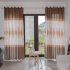 Wood Grain Shading Window Curtain for Home Living Room Bed Room Decoration Coffee color 1   2 7 meters high