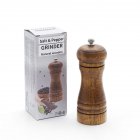 Wood Pepper Mill with Strong Rotating Grinder Kitchen Tools Box Packing 5 inches  boxed 