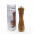 Wood Pepper Mill with Strong Rotating Grinder Kitchen Tools Box Packing 8 inches  boxed 