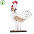 Wooden Chicken Shape Ornaments for Easter Home Desktop Decor Hen type