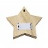 Wooden Christmas  Ornaments Five pointed Star With Led Light Table Decoration Crafts JM00910 House