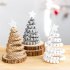 Wooden  Christmas  Tree  Ornaments Creative Mini Merry Christmas Tree Desktop Small Decoration Twine christmas tree
