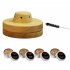 Wooden Cocktail Smoker Set Kitchen Bar Accessories Tools For Cocktails Whiskey Bourbon Scotch 4 flavor set 1