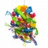 Wooden Cotton Rope Sunflower Bite Toy for Large Medium Parrot As shown