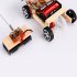 Wooden DIY Solar Powered RC Car Puzzle Assembly Science Vehicle Toys Set for Children