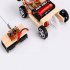 Wooden DIY Solar Powered RC Car Puzzle Assembly Science Vehicle Toys Set for Children