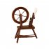 Wooden Environmental Friendly Retro Spinning  Wheel 1 12 Doll House Mini Furniture Accessories White