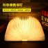 Wooden Folding Magnetic LED Portable USB Rechargeable Nightlight Book Light Desk Table Wall Lamp Warm white Four point five