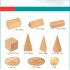 Wooden Geometric Educational Building Blocks for Kids Infants