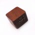 Wooden Guitar Pick Plectrum Box for 4pcs Picks Hold  Wood color