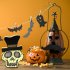 Wooden Halloween  Pumpkin Ghost Ornaments With Lights Festival Decorations Ghost