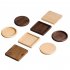 Wooden Heat Insulation Placemat Tea Coasters Cup Holder Mat Pads for Coffee Drinks