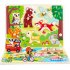 Wooden Jigsaw Puzzle Board Hand Grib Kid Early Educational Toy Hand grab board  081 lower letter puzzle