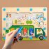 Wooden Magnetic Maze Board Learning Sorting Board Magnetic Early Educational Toys For Kindergarten Boys Girls Gifts Y