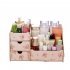 Wooden Makeup Cosmetic Organizer Desktop Storage Box Rack 27 5 17  13 5cm Camellia