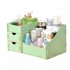 Wooden Makeup Cosmetic Organizer Desktop Storage Box Rack 27 5 17  13 5cm Camellia