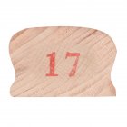 Wooden Polished Block for Guitar Bass Fret Leveling Fingerboard Luthier Tool   2 Sandpaper 17 