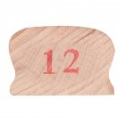 Wooden Polished Block for Guitar Bass Fret Leveling Fingerboard Luthier Tool   2 Sandpaper 12 