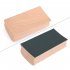 Wooden Polished Block for Guitar Bass Fret Leveling Fingerboard Luthier Tool   2 Sandpaper 7 25 