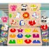 Wooden Puzzles For Toddlers 0 3 Years Old Wooden Peg Animal Traffic Shape Jigsaw Puzzles Early Educational Toys For Kids Fruit 3D puzzle