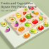 Wooden Puzzles For Toddlers 0 3 Years Old Wooden Peg Animal Traffic Shape Jigsaw Puzzles Early Educational Toys For Kids Fruit 3D puzzle