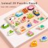Wooden Puzzles For Toddlers 0 3 Years Old Wooden Peg Animal Traffic Shape Jigsaw Puzzles Early Educational Toys For Kids Fruit 3D puzzle