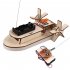 Wooden Remote Control Boat Toy for Student Science Technology Production Remote control boat