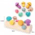Wooden  Simulation  Mushroom  Picking  Game Educational Parent child Interactive Toy For Children As shown in the picture