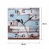 Wooden Square Wall Clocks Silent Non ticking Battery Powered For Home Kitchen Living Room Office Decor CQ240 11