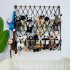 Wooden Stuffed Toy Net Hammock Hanging Toy Organizer Mounting Height Adjustable For Nursery Play Room Bedroom Kid s Room colorful