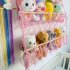 Wooden Stuffed Toy Net Hammock Hanging Toy Organizer Mounting Height Adjustable For Nursery Play Room Bedroom Kid s Room colorful