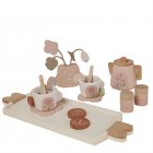 Wooden Tea Set For Girls Toddler Tea Set Toy Play Kitchen Pretend Playset Toys For Girls Birthday Gifts afternoon tea