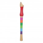 Wooden Treble Orff Flute Wooden Child Children Professional Playing Musical Instrument  color_Wood