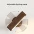 Wooden Wall Lamp Rotatable Wall Lights Vintage Wood Texture Wall Sconce 3 Color LED Lighting Reading Light Wall Sconce Lamp For Porch Stair Corridor Bedroom wal