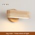 Wooden Wall Lamp Rotatable Wall Lights Vintage Wood Texture Wall Sconce 3 Color LED Lighting Reading Light Wall Sconce Lamp For Porch Stair Corridor Bedroom wal