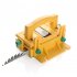 Woodworking 3d Pushblock with Multi slot Pads Removable Safety Pusher Yellow