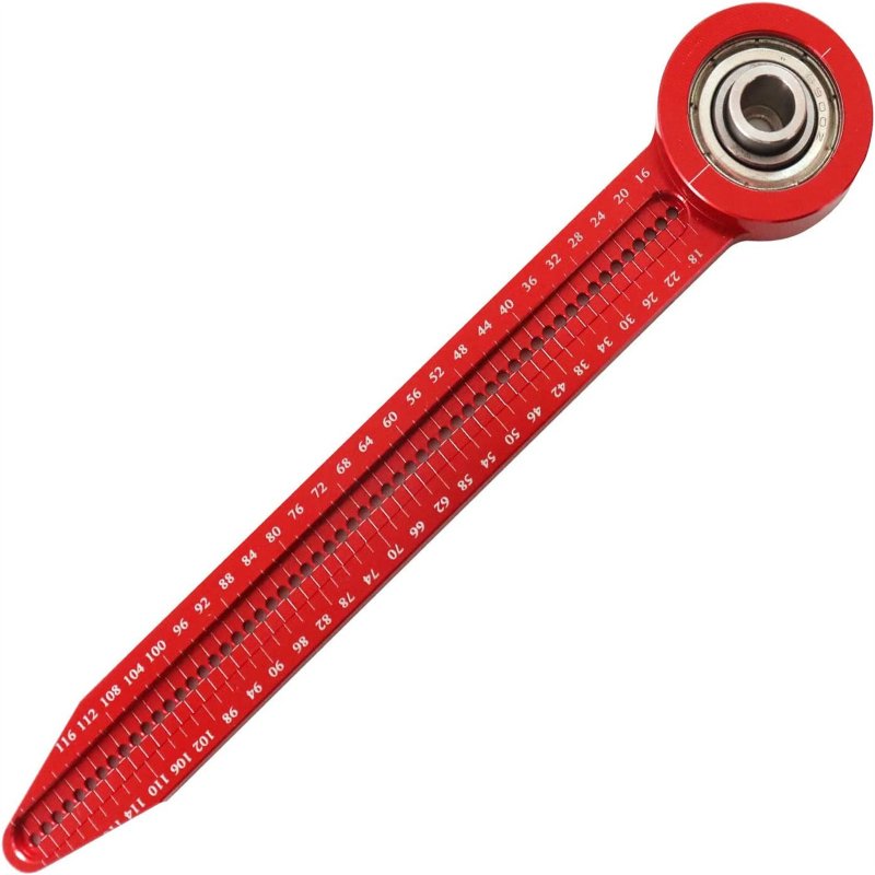 Woodworking Aluminum Alloy Circular Drawing Tool High Precision Woodworking Scribe Gauges Fixed-Point Marking Gauge Woodworking Compass Scribe Portable Tool Marker 03-A
