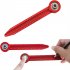 Woodworking Aluminum Alloy Circular Drawing Tool High Precision Woodworking Scribe Gauges Fixed Point Marking Gauge Woodworking Compass Scribe Portable Tool Mar