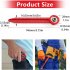 Woodworking Aluminum Alloy Circular Drawing Tool High Precision Woodworking Scribe Gauges Fixed Point Marking Gauge Woodworking Compass Scribe Portable Tool Mar