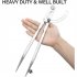 Woodworking Compass With Pencil Holder Professional Carpenter Pencil Compass  8 Inch Maximum Span Carbon Steel Circular Marking Tool For Geometry Drawing Drafti