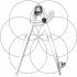 Woodworking Compass With Pencil Holder Professional Carpenter Pencil Compass  8 Inch Maximum Span Carbon Steel Circular Marking Tool For Geometry Drawing Drafti