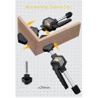 Woodworking Desktop Clip Adjustable Frame Woodworking Fast Fixed Clip Clamp Fixture for <span style='color:#F7840C'>Wood</span> Working Benches Uxiliary Tool black
