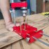 Woodworking Drilling Locator Tool Convenient Labor saving Alloy Steel Pocket Hole Jig Kit Diy Household black