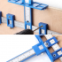 Woodworking Punch Locator Template Wood Drilling Dowelling Guide Cabinet Hardware Jig Black