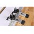 Woodworking Ruter Table T Track Metal Quick Acting Hold Down Clamp Set M8 plastic handle and M8 screw