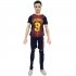 World Cup Male Footballer Clothes Doll Accessories Sports Socks   Pants  Shirt for Ken Doll A football   a pair of shoes  random colors 
