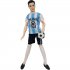 World Cup Male Footballer Clothes Doll Accessories Sports Socks   Pants  Shirt for Ken Doll A football   a pair of shoes  random colors 