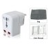 World Travel Adapter with USB charger for use at any time  at any place  and any with electronic devices  This USB travel adapter s 3 in one design   