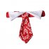 Woven Fabric Candy Printed Cat Dog Festive Lunar New Year Pet Red Tie Red candy L code tie