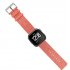 Woven Fabric Strap Wrist Bands with Stainless Metal Clasp for Fitbit Versa  Orange